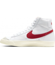Кроссовки Nike Blazer Mid 77 белые с красным